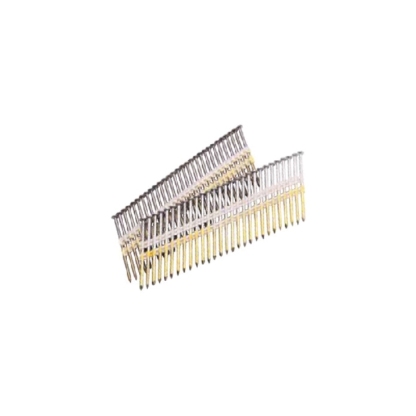 16474 Nail, 2-1/2 in L, Plastic, Galvanized, Smooth Shank, 5,000 Count