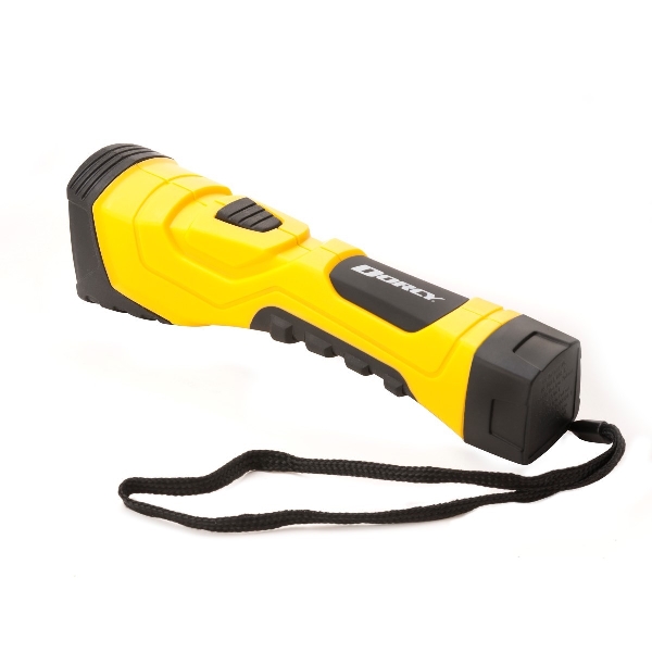 Dorcy 41-4750 Cyber Light Flashlight, AA Battery, Alkaline Battery, LED Lamp, 200 Lumens, 276 m Beam Distance