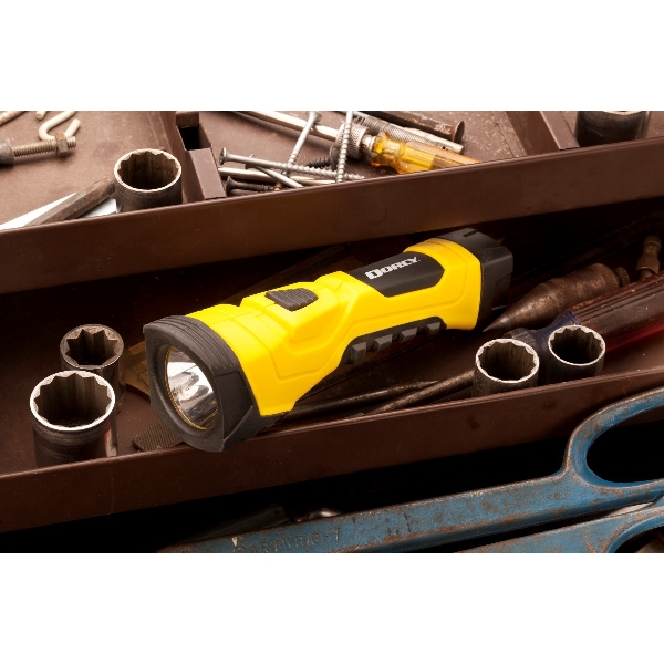 Dorcy 41-4750 Cyber Light Flashlight, AA Battery, Alkaline Battery, LED Lamp, 200 Lumens, 276 m Beam Distance