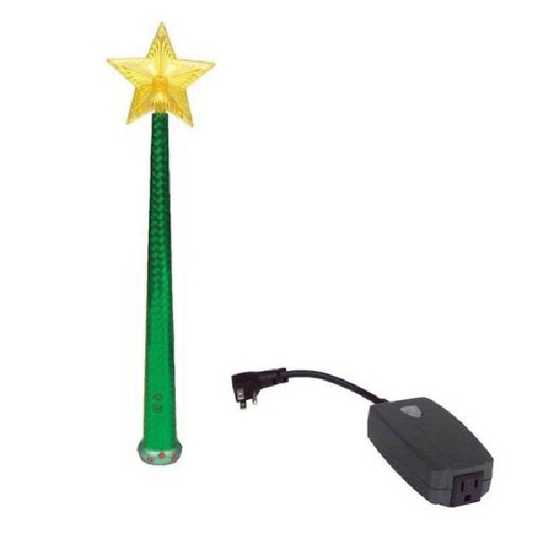 MAGIC LIGHT WAND MLW18 Magic Light Wand MLW18 Light Wand, Plastic, Green, Internal Light/Music: Internal Light - 1