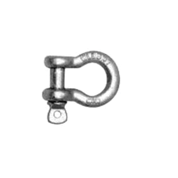 193LR-3/4 Anchor Shackle, 3/4 in Trade, 4.75 ton Working Load, Steel, Hot-Dipped Galvanized