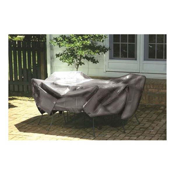DeWitt SunShield S12X20-P Tarp, 20 ft L, 12 ft W, 11 to 12 mil Thick, Fabric, Black/Silver