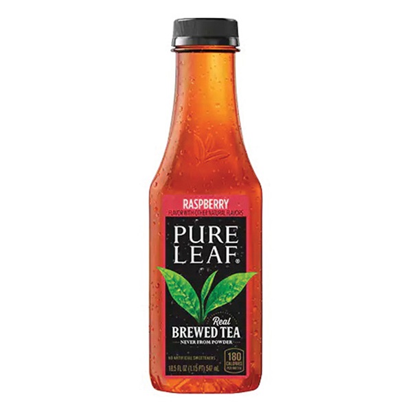 Pure Leaf 02211 Brewed Ice Tea, Raspberry, 18.5 fl-oz, Bottle