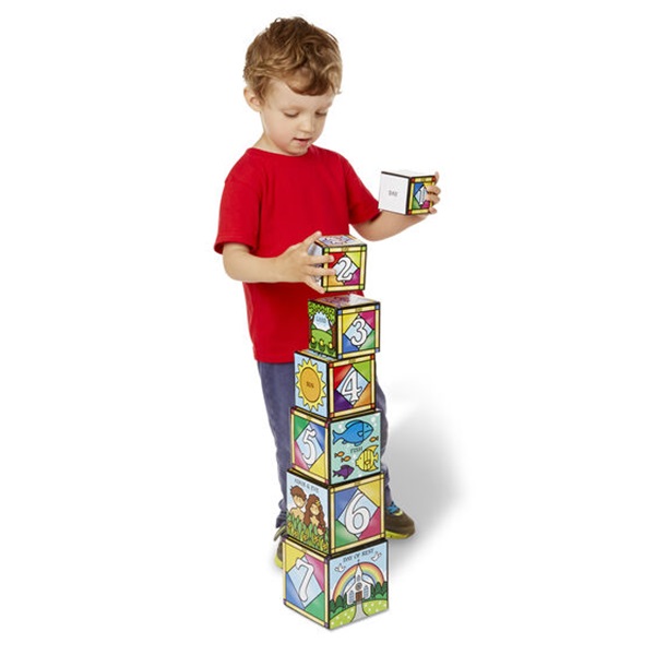 Melissa & Doug 2777 Stacking and Nesting Blocks, 2 to 4 years - 2