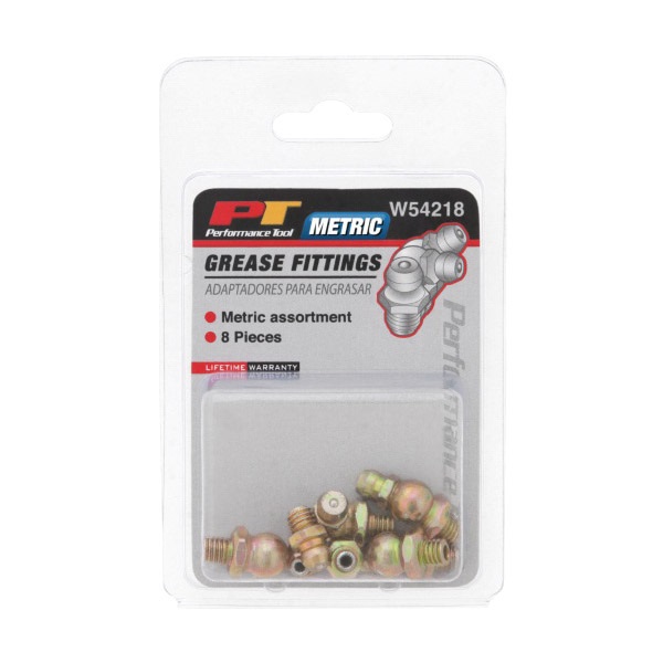 Performance Tool W54218 Grease Fitting Assortment, 6 mm, NPT