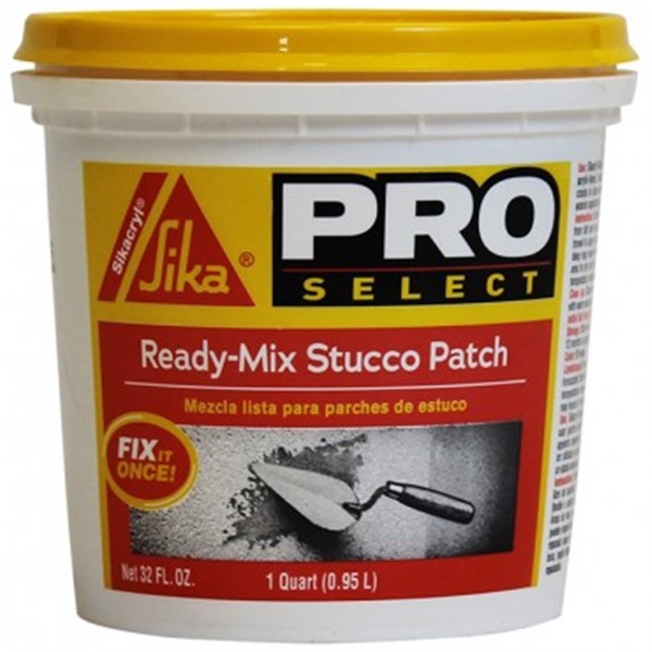 Sikacryl 503333 Stucco Patch, Off-White, 1 qt Container - 1