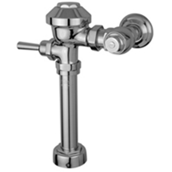Zurn Aquaflush Series Z6000-WS1-YB-YC-1GPF Flush Valve, 1 gpf Flush, Manual Flushing System, Brass, Chrome