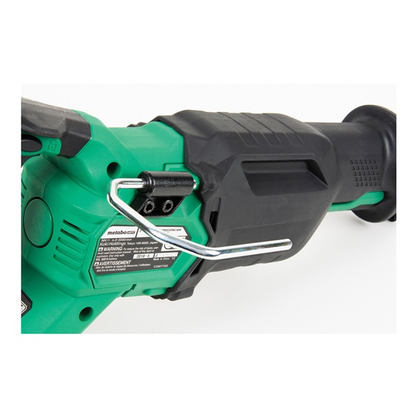 Metabo HPT CR36DAQ4M Reciprocating Saw, Tool Only, 36 V, 4 Ah, 6 in L Blade, 1-1/4 in L Stroke, 0 to 3000 spm - 4