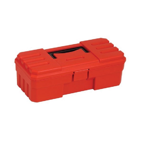 RTB12 Tool Box, Polypropylene, Red, 5-1/2 x 12 x 4-1/8 in Outside