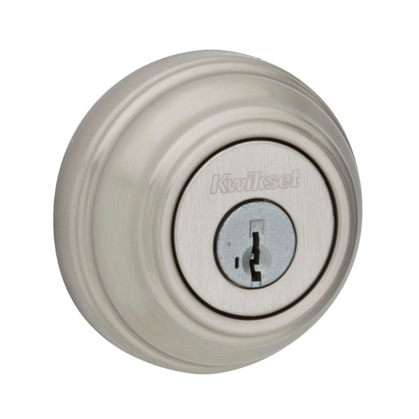 Signature Series 980 15 SMT RCAL RCS V1 Deadbolt, 1 Grade, Zinc, Satin Nickel, 2-3/8, 2-3/4 in Backset, SMT Keyway