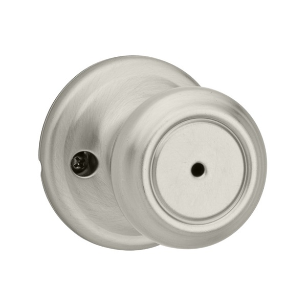 Signature Series 730CN 15 CP Privacy Lockset, Bell, Cameron Design, Satin Nickel, Zinc, Silver