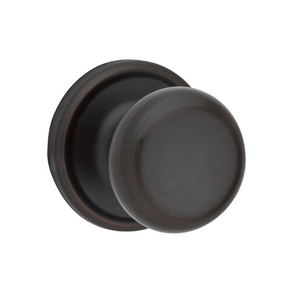 Signature Series 720H 11P 6AL RCS GC Passage Knob, Hancock, Mushroom, Zinc, Venetian Bronze, 2-1/4 in Strike