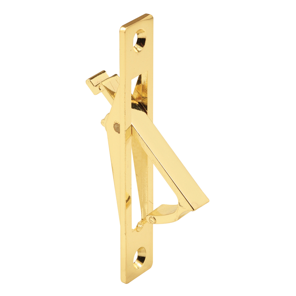 Slide-Co 161496 Passage Pocket Door Lock, Steel, Brass