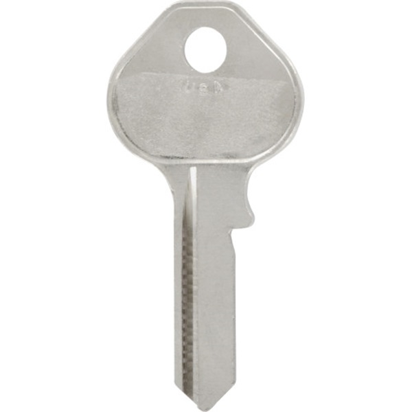 HILLMAN 85164 Key Blank, Brass, Nickel - 2