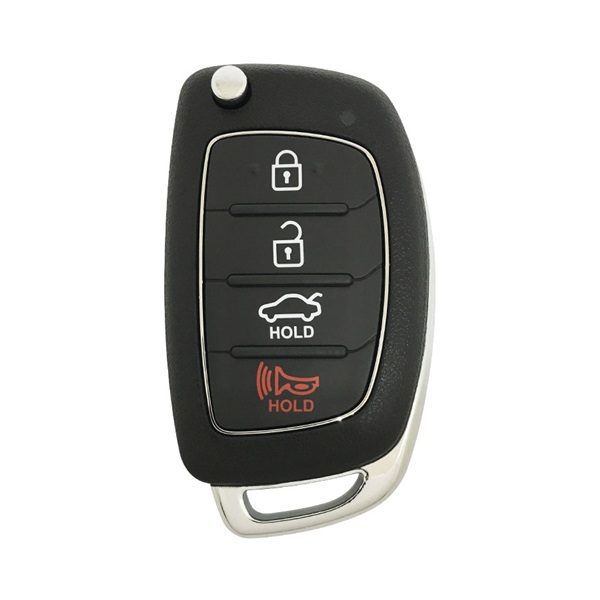 448597 Flip Key, 4-Button, Fob W/Key