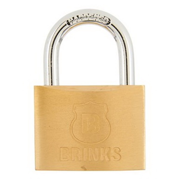 171-50001 Padlock, Alike Key, 0.28 in Dia Shackle, Steel Shackle, Brass Body, Chrome, 50 mm W Body