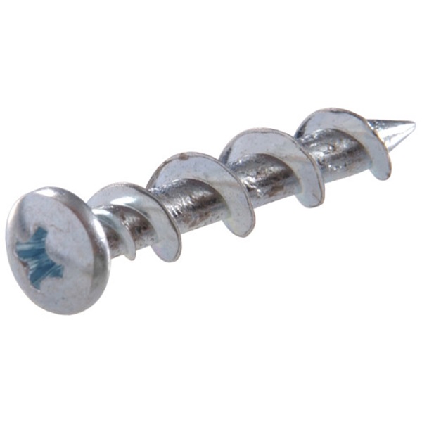 Hillman 42072 Screw and Anchor Decorator Kit, Steel, Brass/Chrome, 175 lb Concrete, 50 lb Drywall, 95 lb Brick