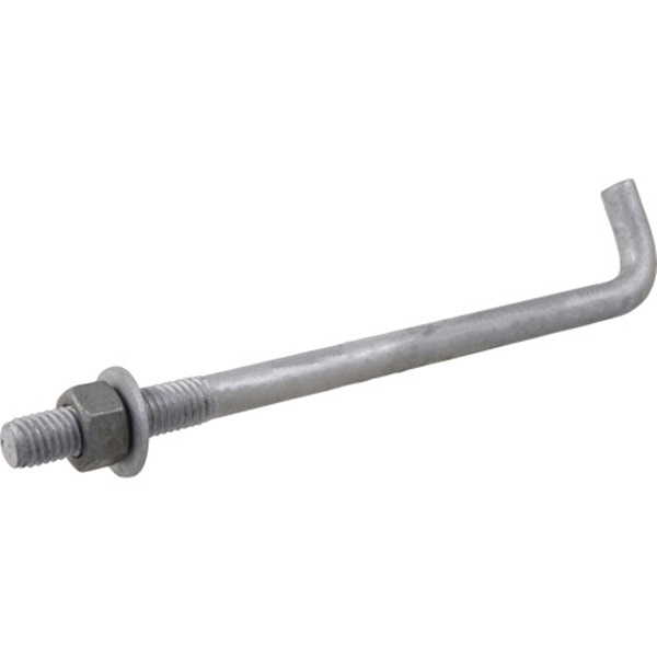 Hillman 260288 Anchor Bolt, 1/2 in Dia, 8 in L