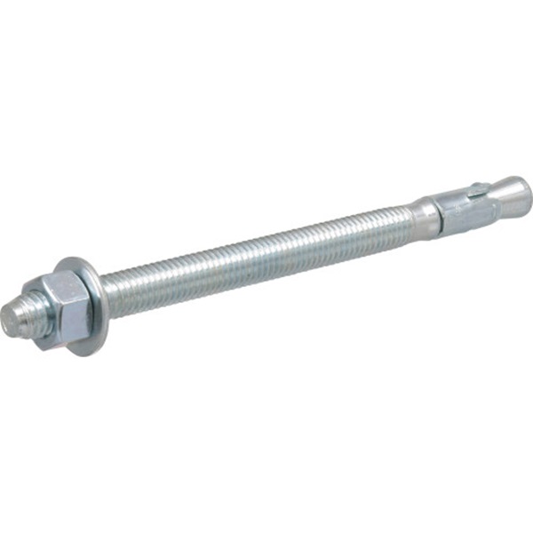 371958 Wedge Expansion Anchor, 3/4 in Dia, 5-1/2 in OAL, Steel, Zinc