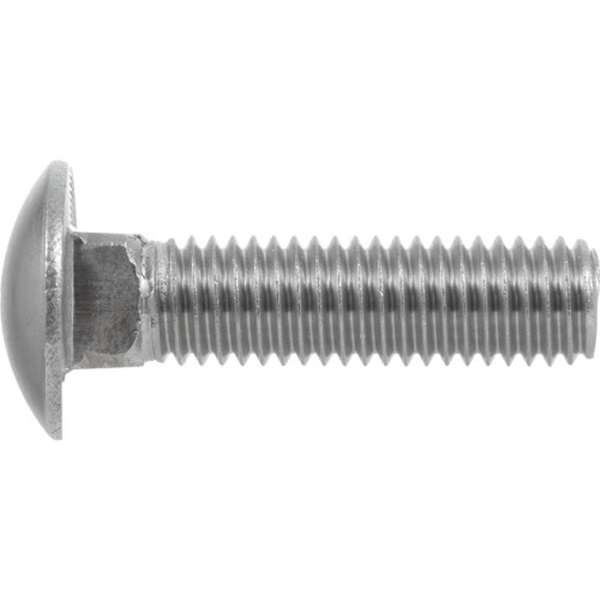 Hillman 3499 Carriage Bolt, 5/16-18 Thread, Coarse Thread, 3/4 in OAL, Stainless Steel, SAE Measuring - 2
