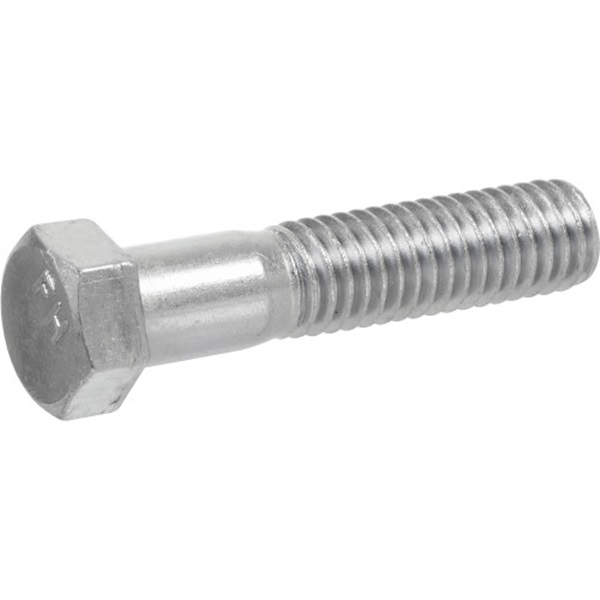 HILLMAN 916348 Hex Cap Screw, M10-1.5 Thread, 55 mm OAL, 8.8 Grade, Zinc, Metric Measuring, Coarse Thread - 1