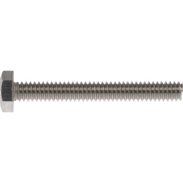 HILLMAN 45245 Hex Bolt, 3/8-16 Thread, 3 in OAL, Stainless Steel, SAE Measuring, Coarse Thread - 2