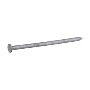 Fas-n-Tite 461287 Nail, 16D, 3-1/2 in L, Steel, Galvanized, Flat Head, Smooth Shank, Silver, 1 lb