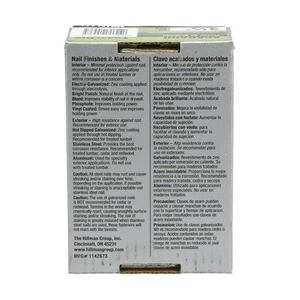 Finish Nails, Fas-N-Tite, Hot Dipped, Galvanized, 3-12 in, 1 lb, - 4