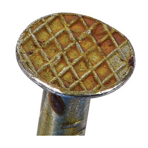 Fas-n-Tite 461415 Nail, 8D, 2-3/8 in L, Steel, Vinyl-Coated, Flat Head, Smooth Shank, Gold, 5 lb