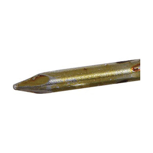 Fas-n-Tite 461415 Nail, 8D, 2-3/8 in L, Steel, Vinyl-Coated, Flat Head, Smooth Shank, Gold, 5 lb
