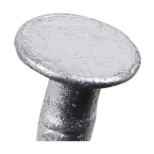 Fas-n-Tite 461316 Nail, 6D, 2 in L, Steel, Galvanized, Flat Head, Smooth, Thin Shank, Silver, 1 lb
