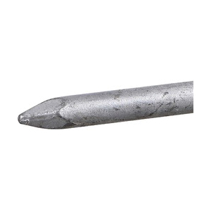 Fas-n-Tite 461326 Nail, 16D, 3-1/2 in L, Steel, Galvanized, Flat Head, Smooth, Thin Shank, Silver, 1 lb