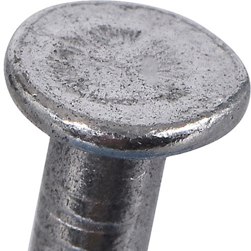 Fas-n-Tite 461366 Nail, 20D, 4 in L, Steel, Bright, Flat Head, Smooth Shank, Silver, 1 lb