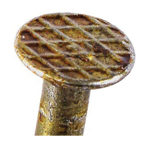 Fas-n-Tite 461412 Nail, 6D, 1-7/8 in L, Steel, Vinyl-Coated, Flat Head, Smooth Shank, Gold, 1 lb