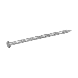 Hillman 461437 Siding Nail, 8d, 2-1/2 in L, Steel, Galvanized, Flat Head, Spiral Shank, 1 lb