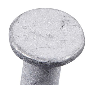 Fas-n-Tite 461288 Nail, 16D, 3-1/2 in L, Steel, Galvanized, Flat Head, Smooth Shank, Silver, 5 lb