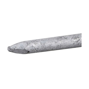 Fas-n-Tite 461288 Nail, 16D, 3-1/2 in L, Steel, Galvanized, Flat Head, Smooth Shank, Silver, 5 lb