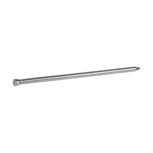 Fas-n-Tite 461376 Finishing Nail, 16D, 3-1/2 in L, Steel, Bright, Cupped Head, Thin Shank, 1 lb