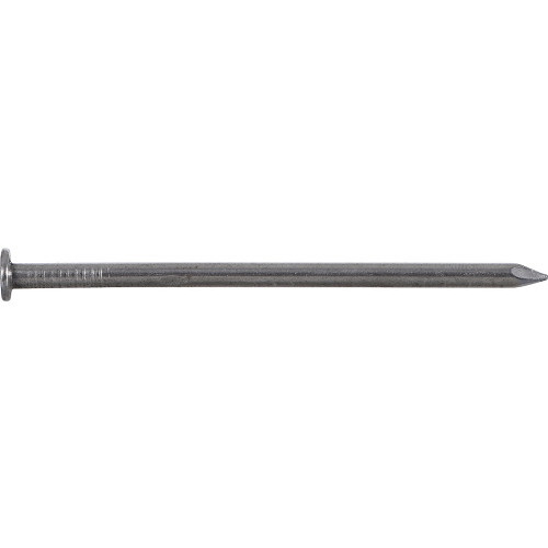 Fas-n-Tite 461362 Nail, 12D, 3-1/4 in L, Steel, Bright, Flat Head, Smooth Shank, Silver, 5 lb