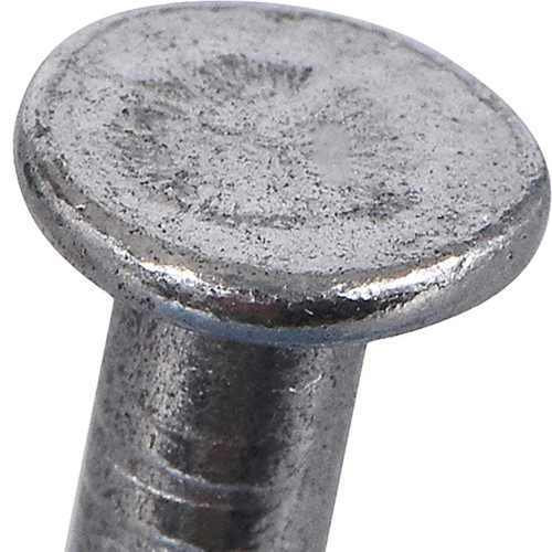 Fas-n-Tite 461362 Nail, 12D, 3-1/4 in L, Steel, Bright, Flat Head, Smooth Shank, Silver, 5 lb