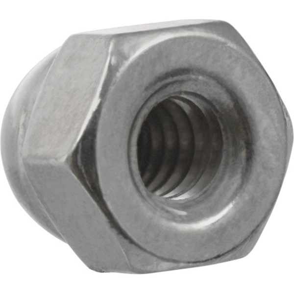 Acorn Nut, Hillman, Stainless Steel, #10-24, 1 pk - 2