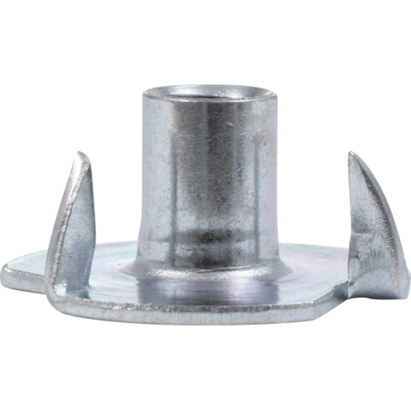 Pronged Tee Nut, Hillman, 5/16 in x 18 Long, 2 pk - 2