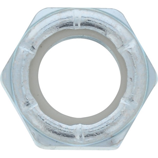 Stop Nut, Hillman, Zinc-Plated, Nylon Insert, 1/2 in x 20, SAE - 2