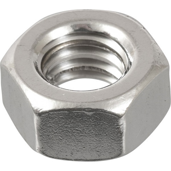 829314 Hex Nut, Coarse Thread, 3/4-10 Thread, Stainless Steel, 20/PK
