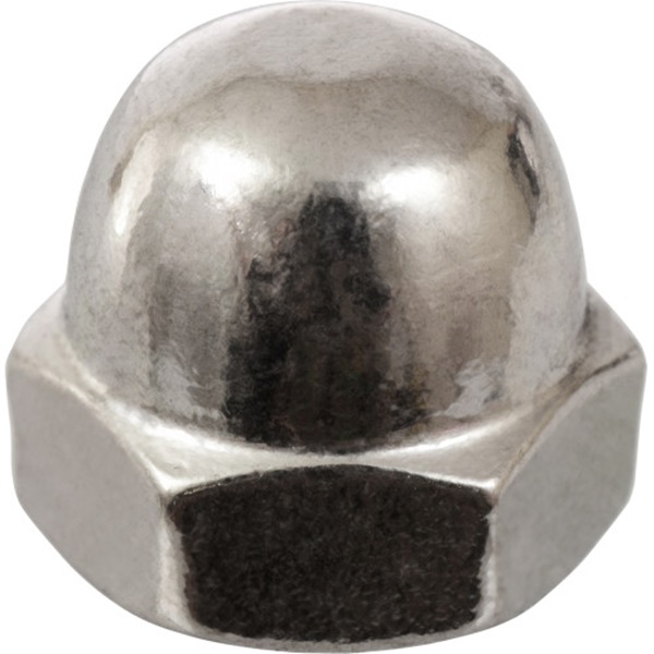 Acorn Nut, Hillman, #18-8, Stainless Steel, 5/16-18 - 1