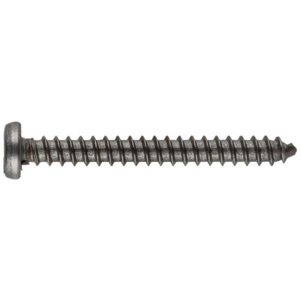 HILLMAN 3561 Screw, #8 Thread, 1-1/4 in L, Pan Head, Spanner Drive, Stainless Steel, 15 PK - 2