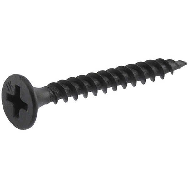 Hillman 47657 Screw, #8 Thread, 3 in L, Fine Thread, Bugle Head, Phillips Drive, Phosphate, 98 PK
