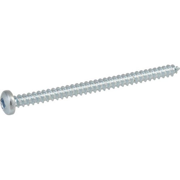 Sheet Metal Screw, Hillman, Zinc-Plated, Square-Drive, Pan-Head, #10 x 2 in, 25 pk - 1