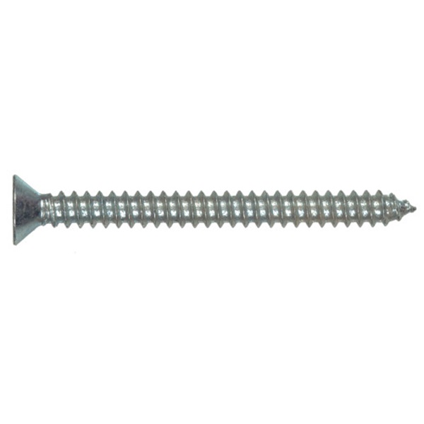 Sheet Metal Screw, Hillman, Zinc-Plated, Square-Drive, Flat-Head, #12 x 1-1/2 in, 25 pk - 2