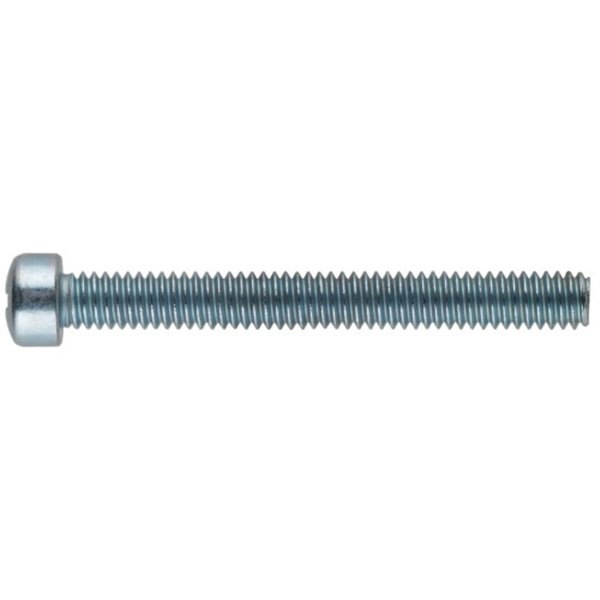 HILLMAN 4593 Machine Screw, #6-32 Thread, 3/8 in L, Coarse Thread, Fillister Head, Phillips Drive, Zinc, 30 PK - 2